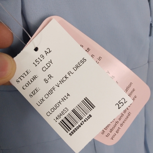 NWT AFTER SIX BOW SHOULDER SPECIAL OCCATION DRESS $223 - Picture 7 of 9